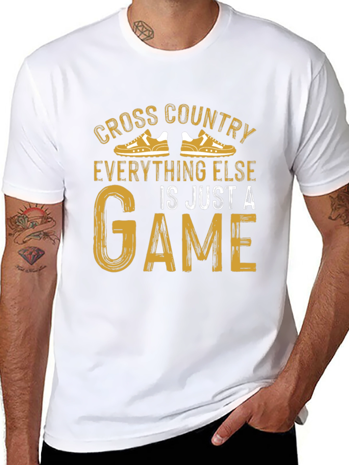 Cross Country Running T-Shirt - Everything Else is Just a Game!