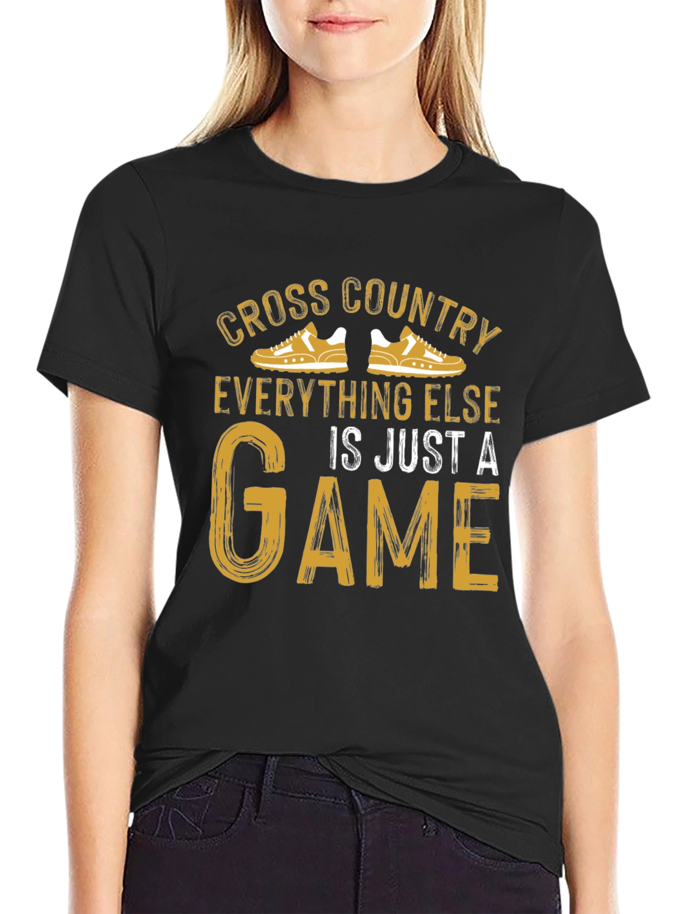 Cross Country Running T-Shirt - Everything Else is Just a Game!