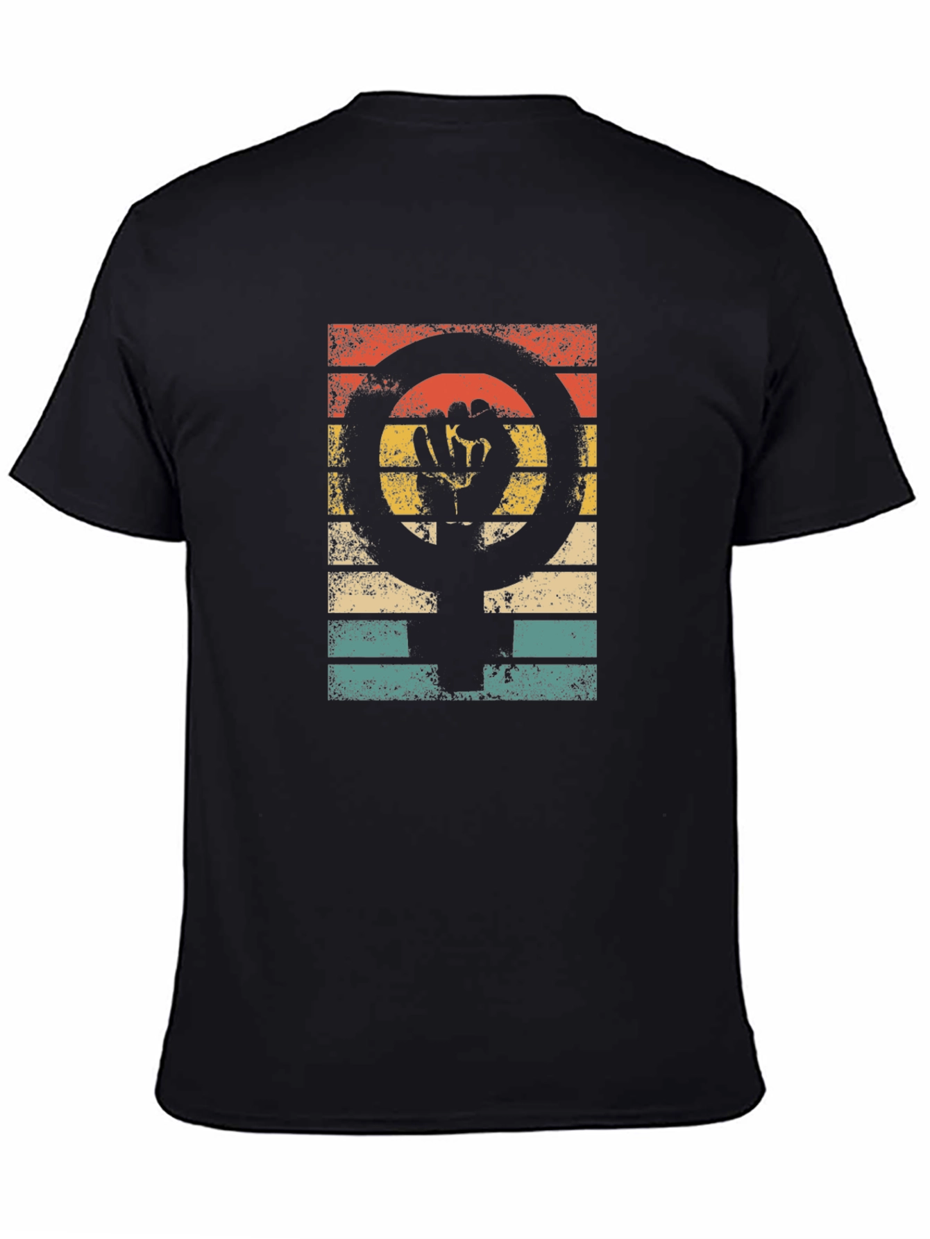Feminist Fist T-Shirt - Vintage Retro Design