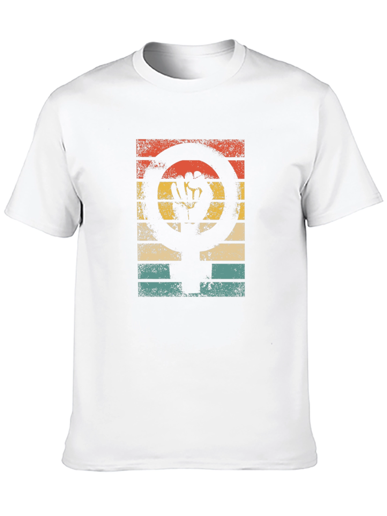 Feminist Fist T-Shirt - Vintage Retro Design