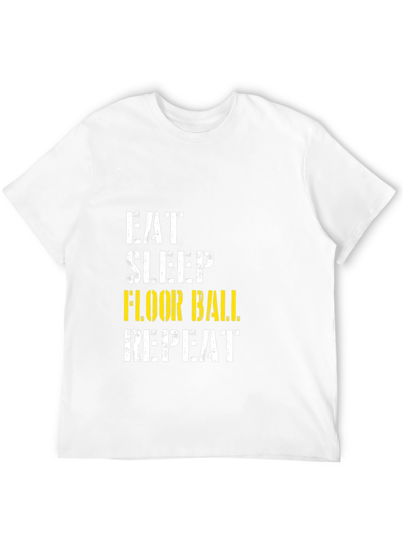 Eat Sleep Floor Ball Repeat T-Shirt