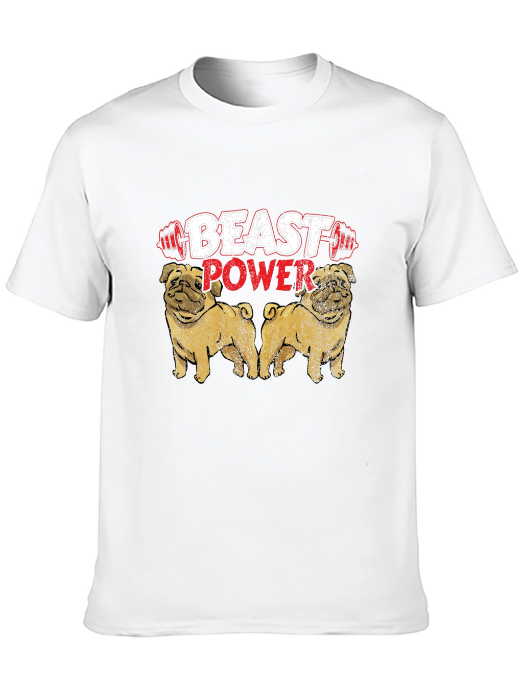 Beast Power Pug Graphic Tee