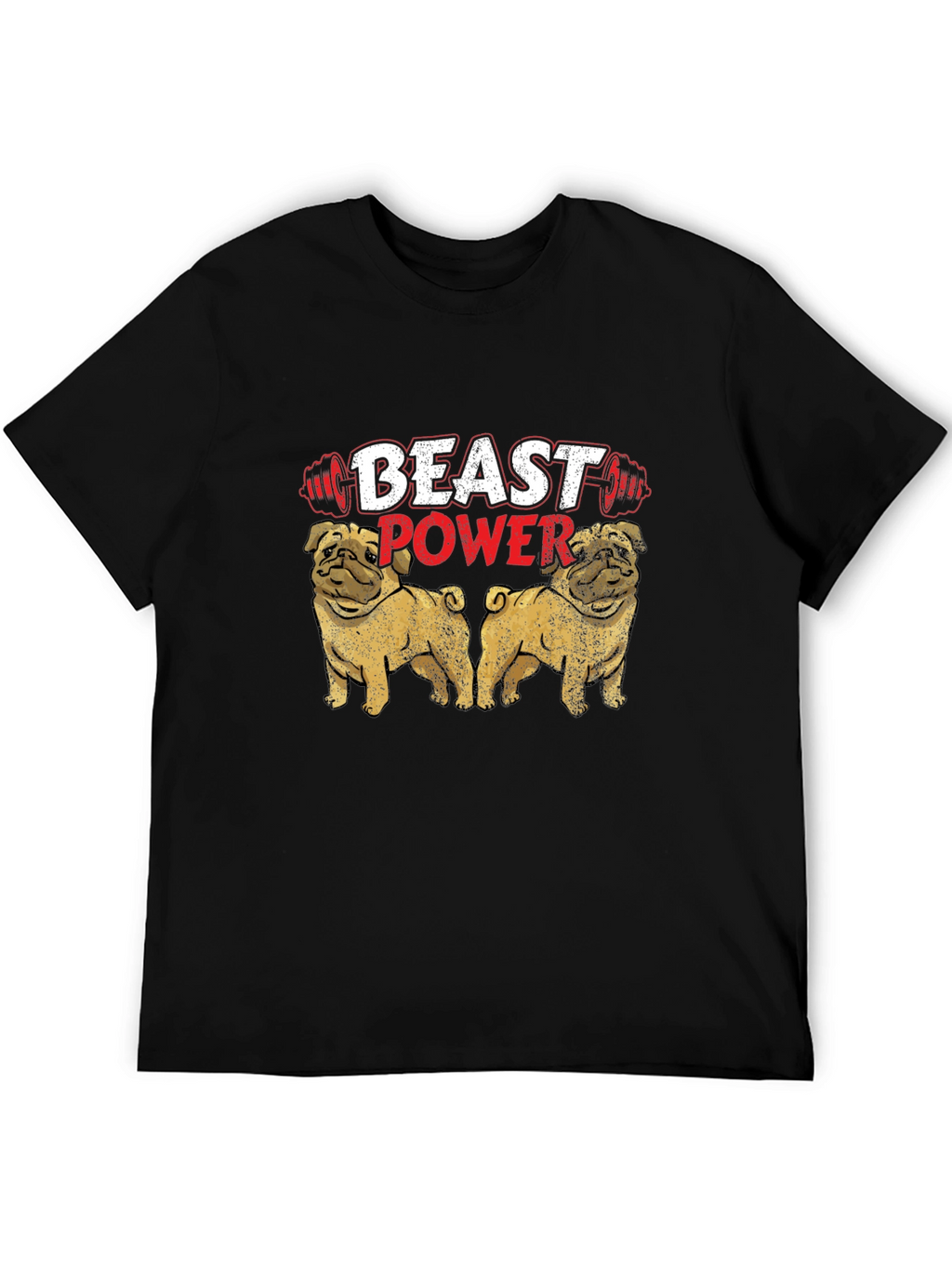 Beast Power Pug Graphic Tee