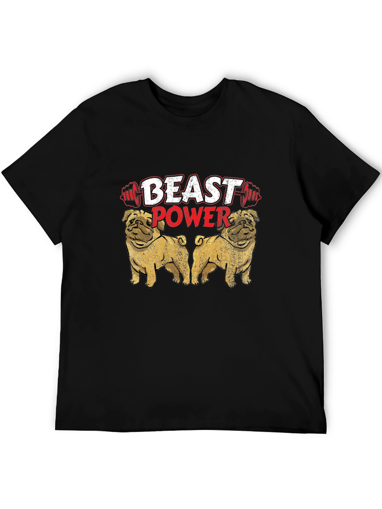 Beast Power Pug Graphic Tee