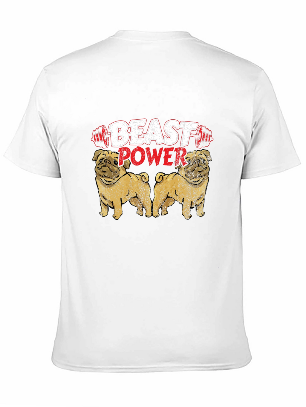 Beast Power Pug Graphic Tee