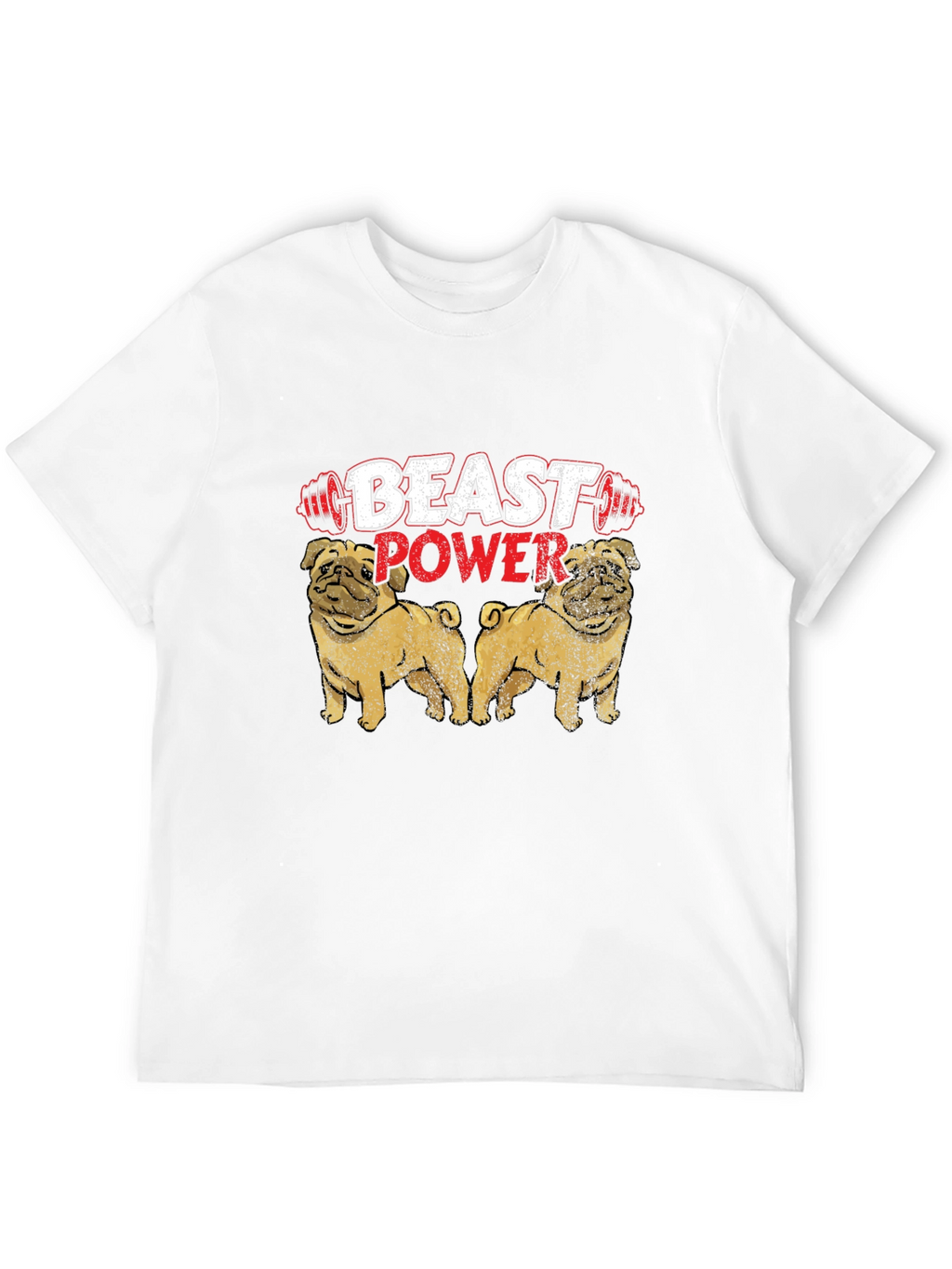 Beast Power Pug Graphic Tee
