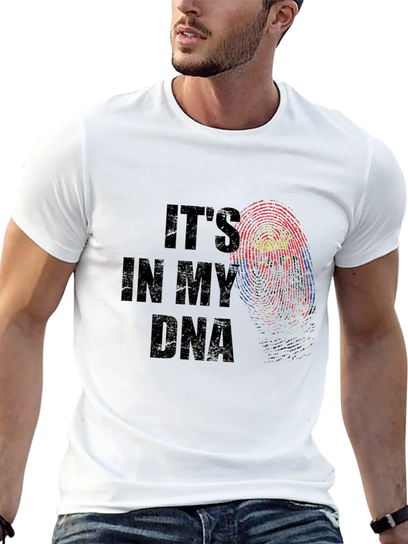 Its In My DNA Fingerprint Graphic T-Shirt
