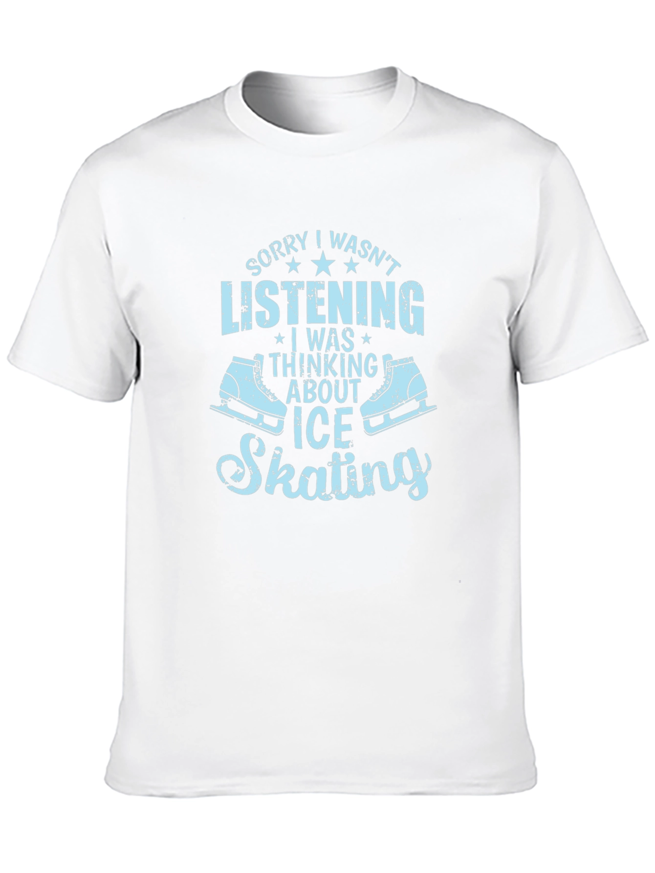 Ice Skating T-Shirt Funny Skates Tee
