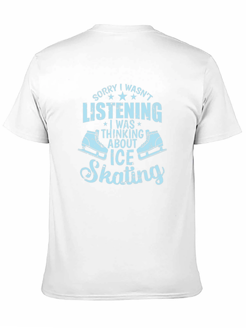 Ice Skating T-Shirt Funny Skates Tee