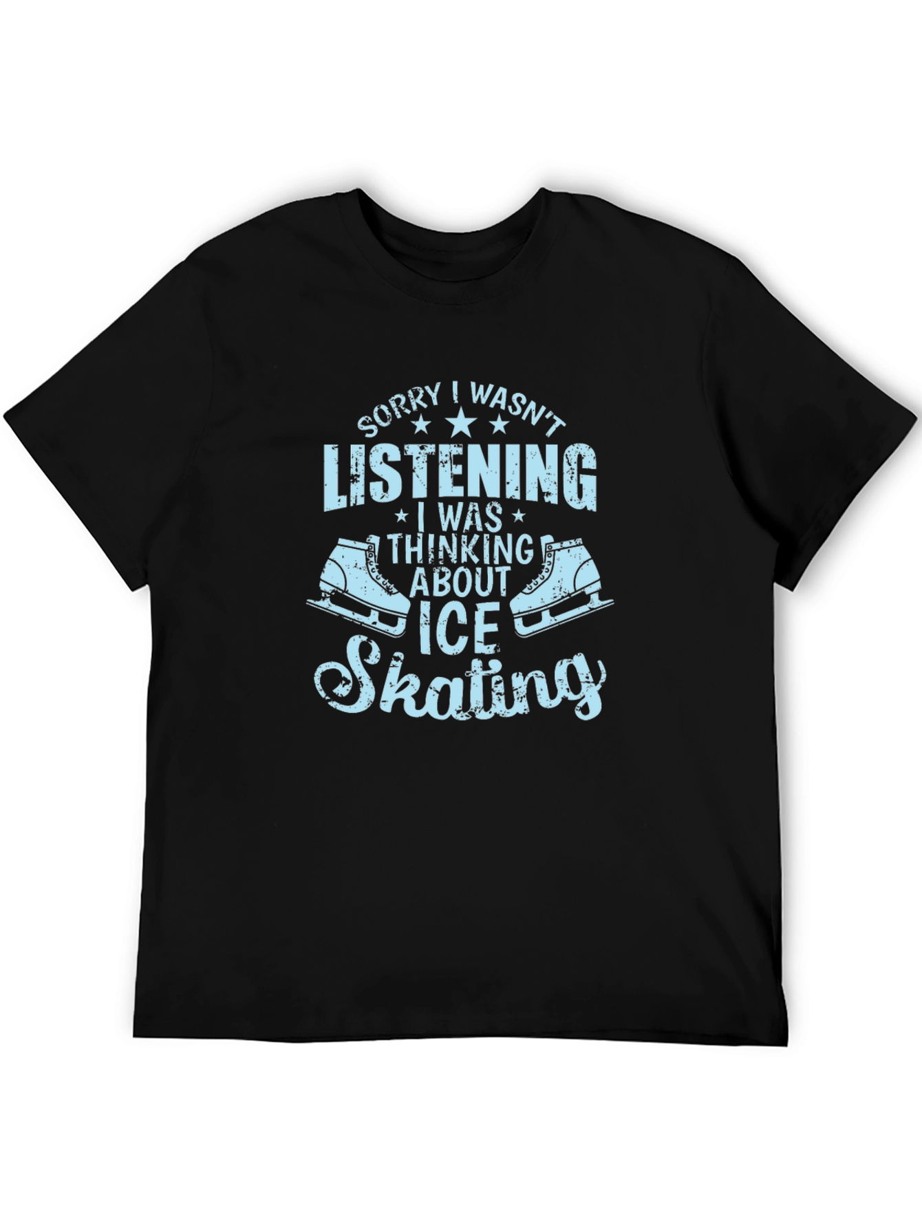 Ice Skating T-Shirt Funny Skates Tee