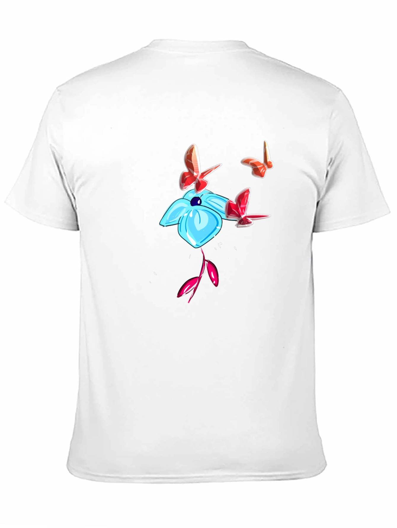 Floral Butterfly Graphic T-Shirt