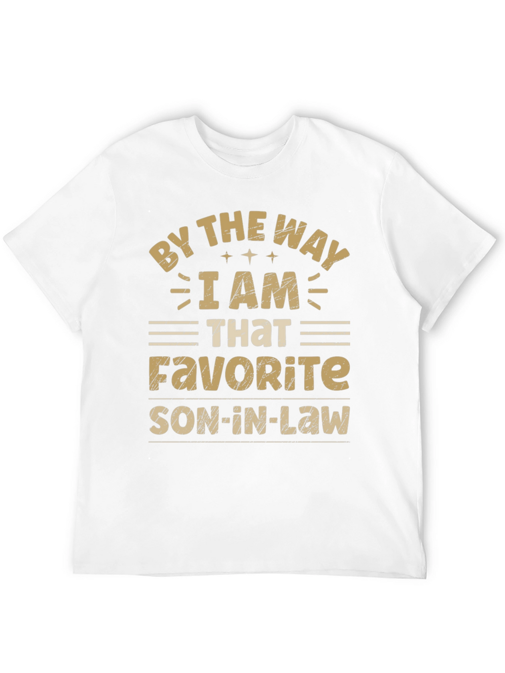 Favorite Son-In-Law Black Graphic Tee