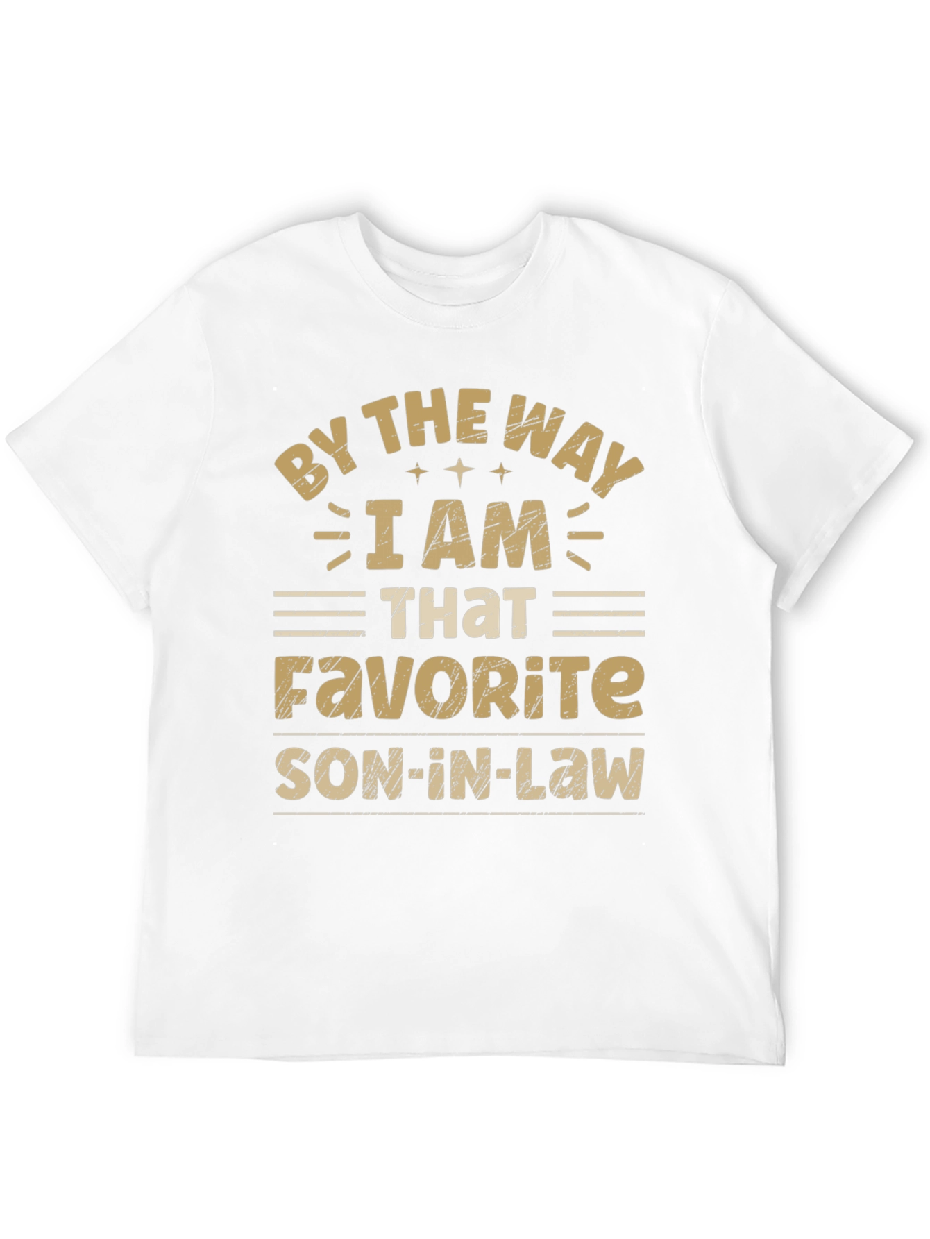 Favorite Son-In-Law Black Graphic Tee