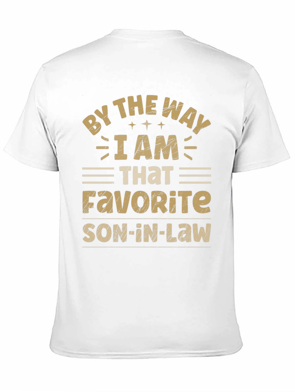 Favorite Son-In-Law Black Graphic Tee