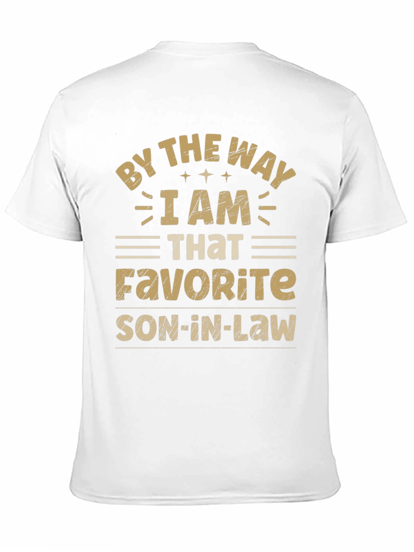 Favorite Son-In-Law Black Graphic Tee