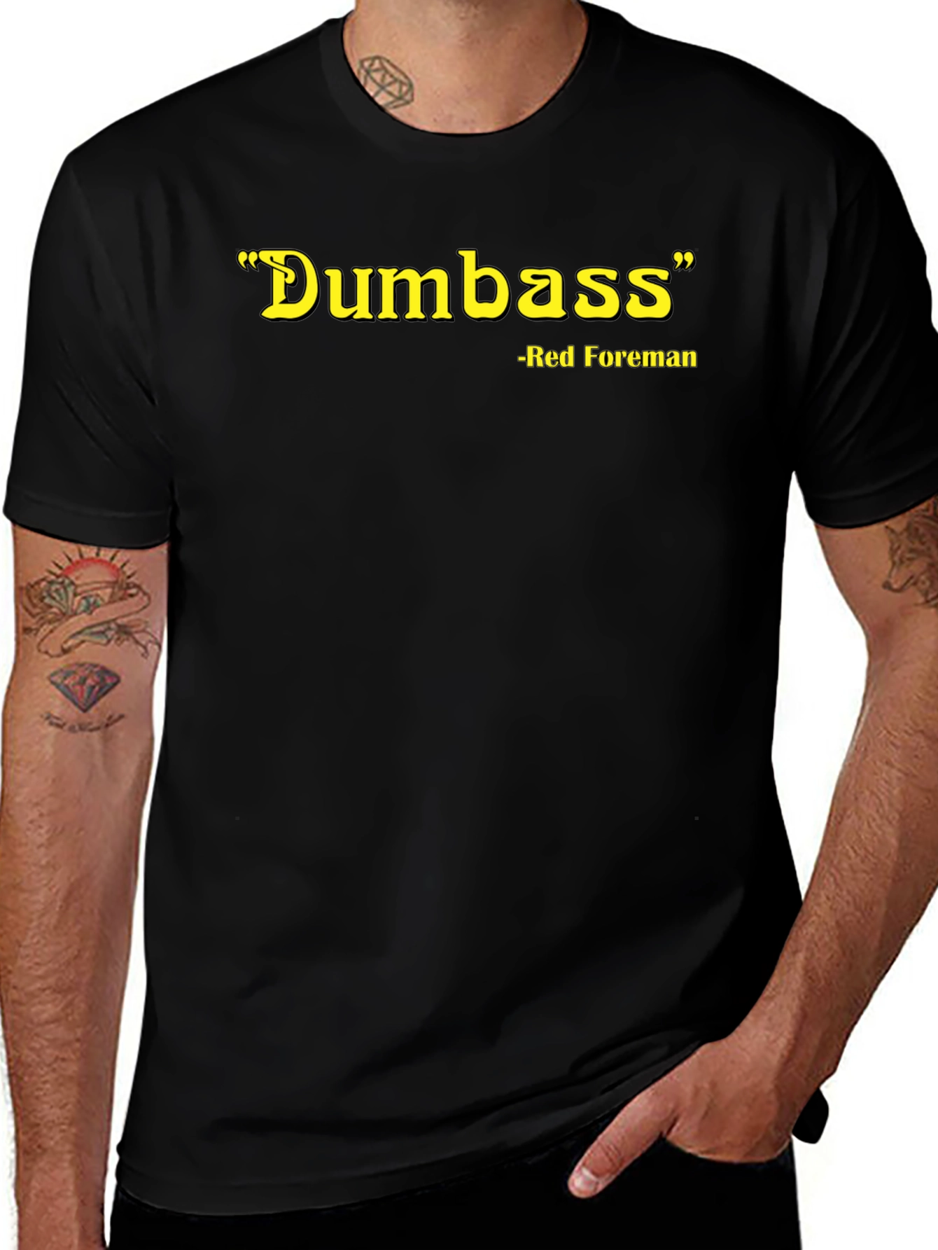 Red Foreman Dumbass T-Shirt - That 70s Show Inspired