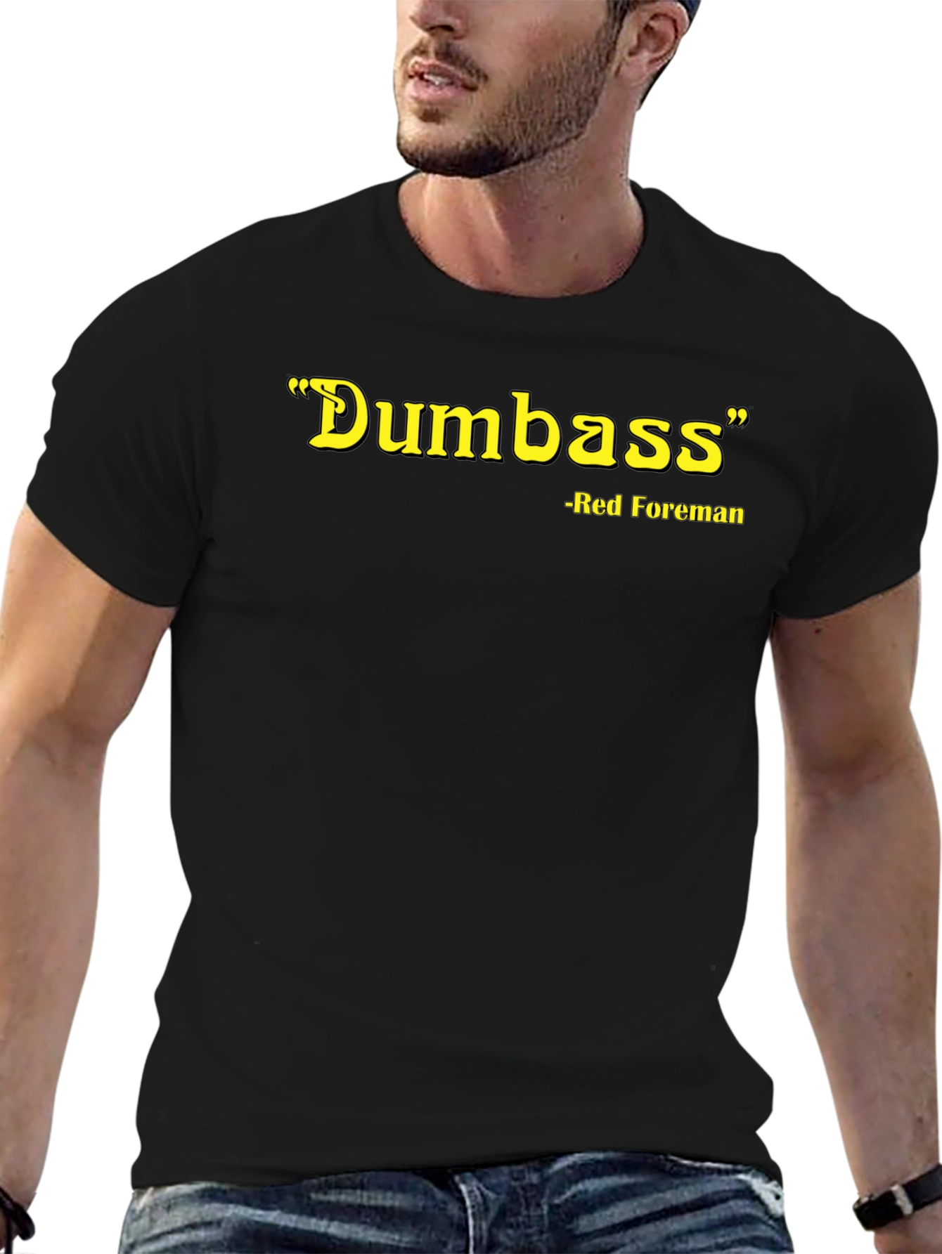 Red Foreman Dumbass T-Shirt - That 70s Show Inspired