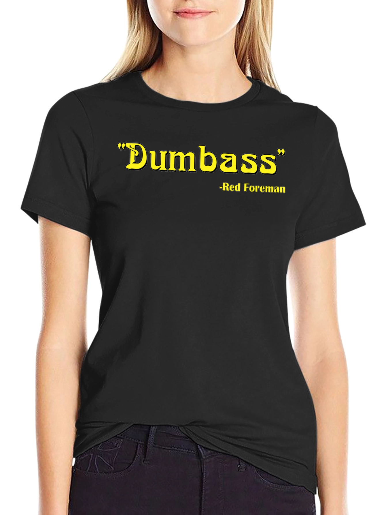 Red Foreman Dumbass T-Shirt - That 70s Show Inspired