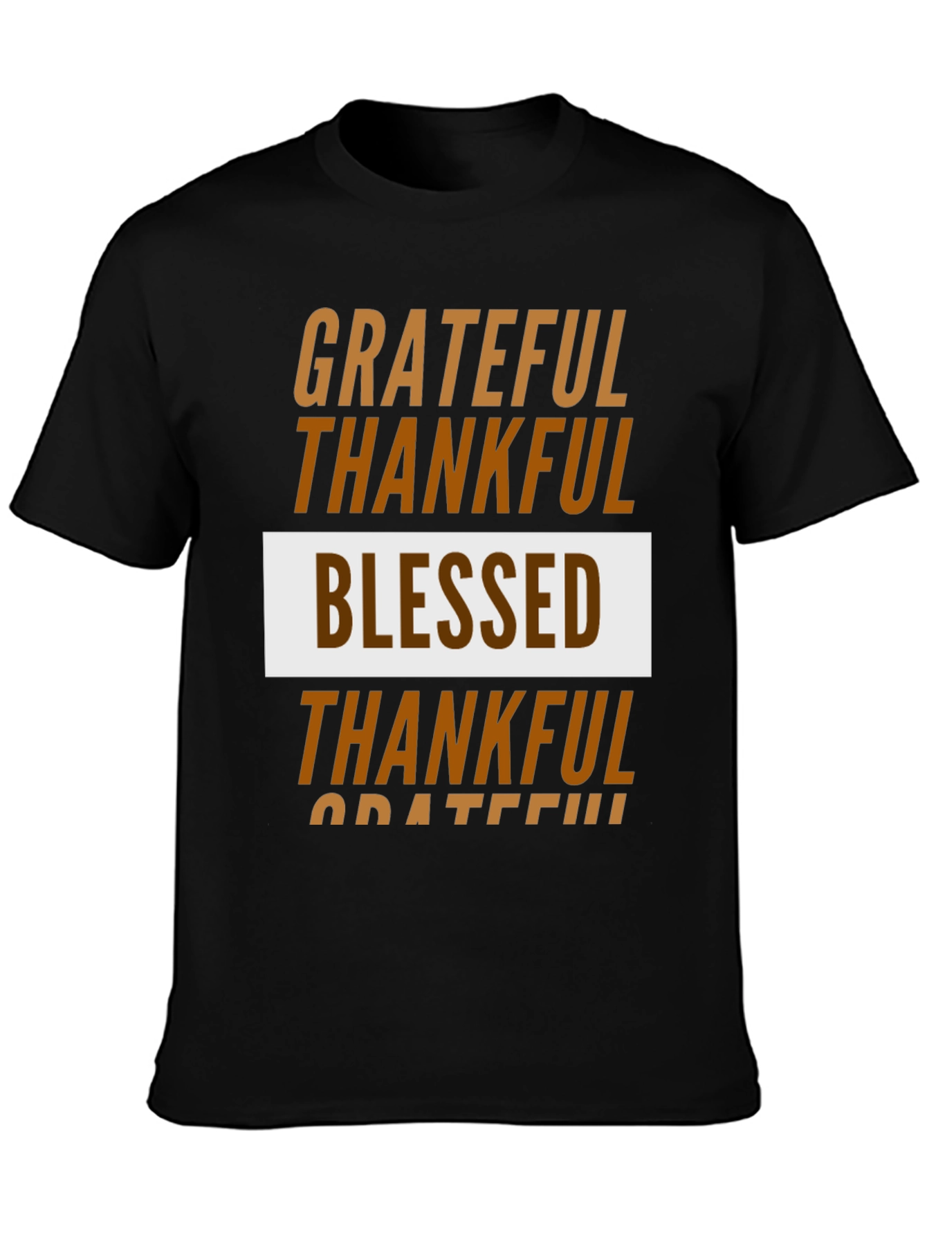 Grateful Thankful Blessed Graphic Tee