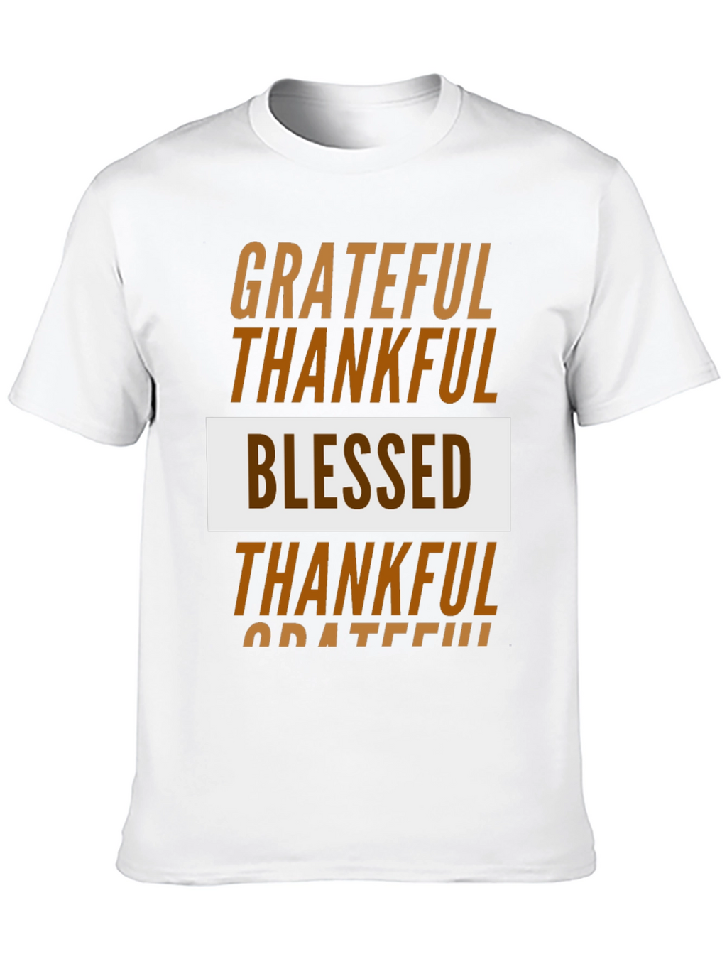 Grateful Thankful Blessed Graphic Tee