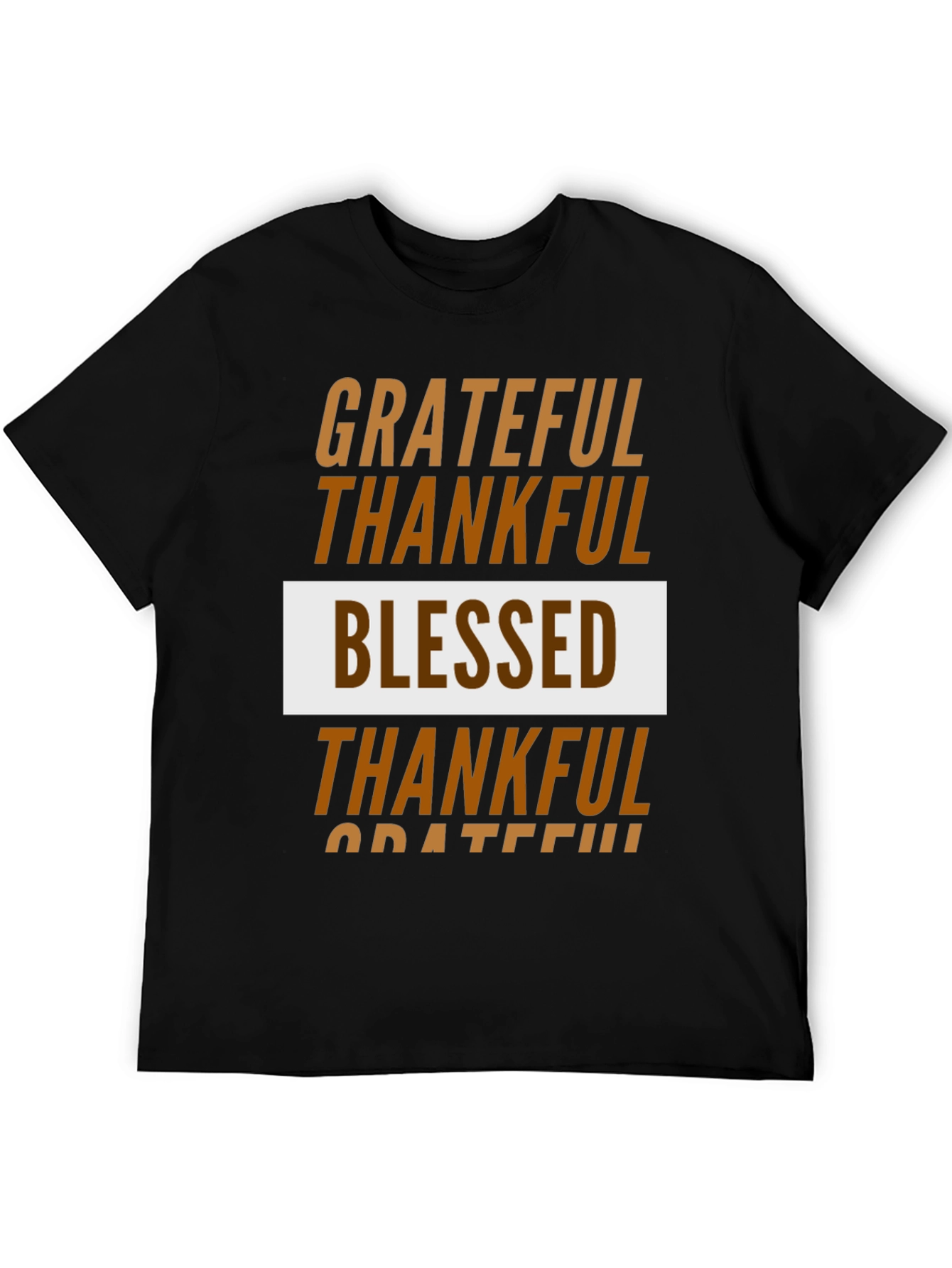 Grateful Thankful Blessed Graphic Tee