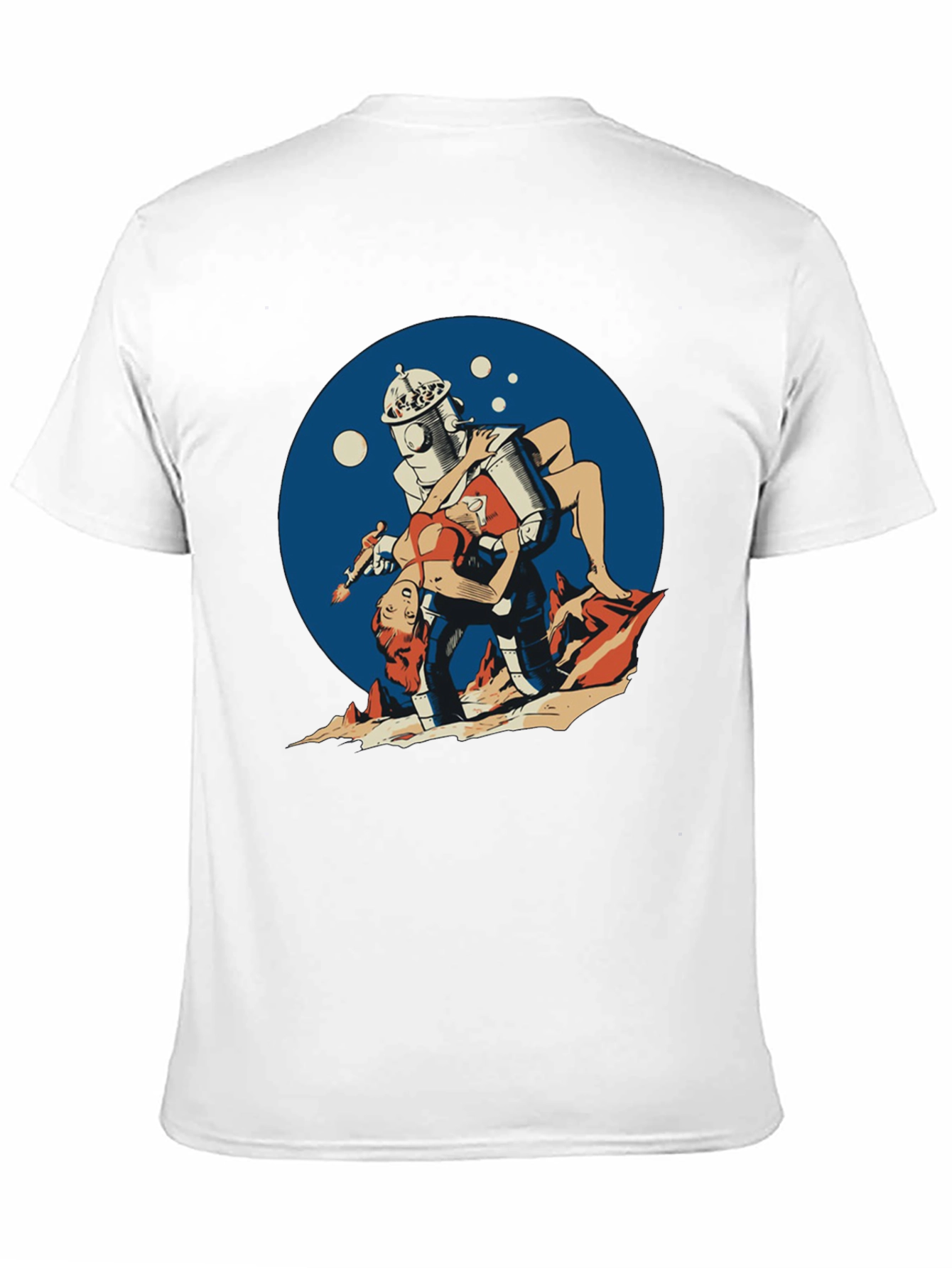 Retro Robot Pinup T-Shirt