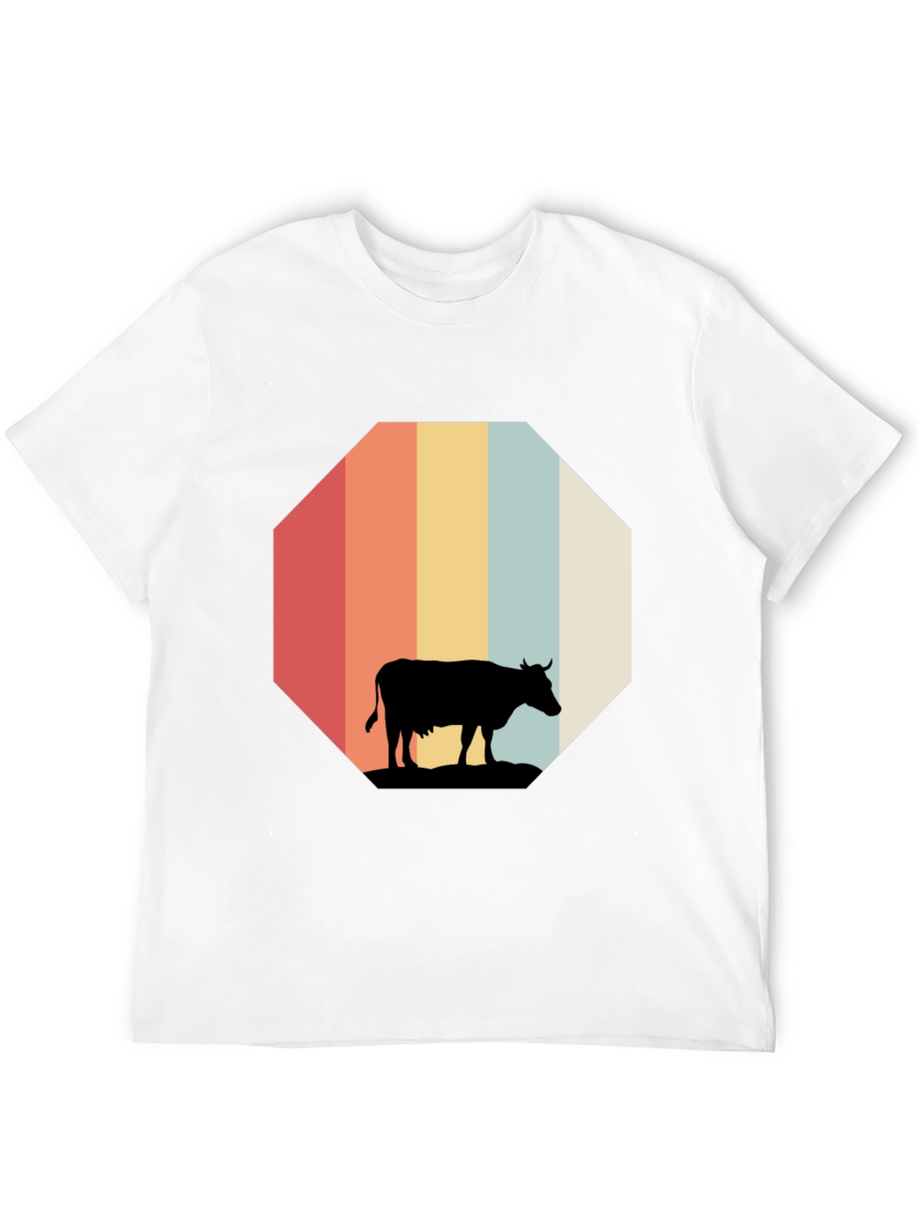 Retro Cow Graphic Tee