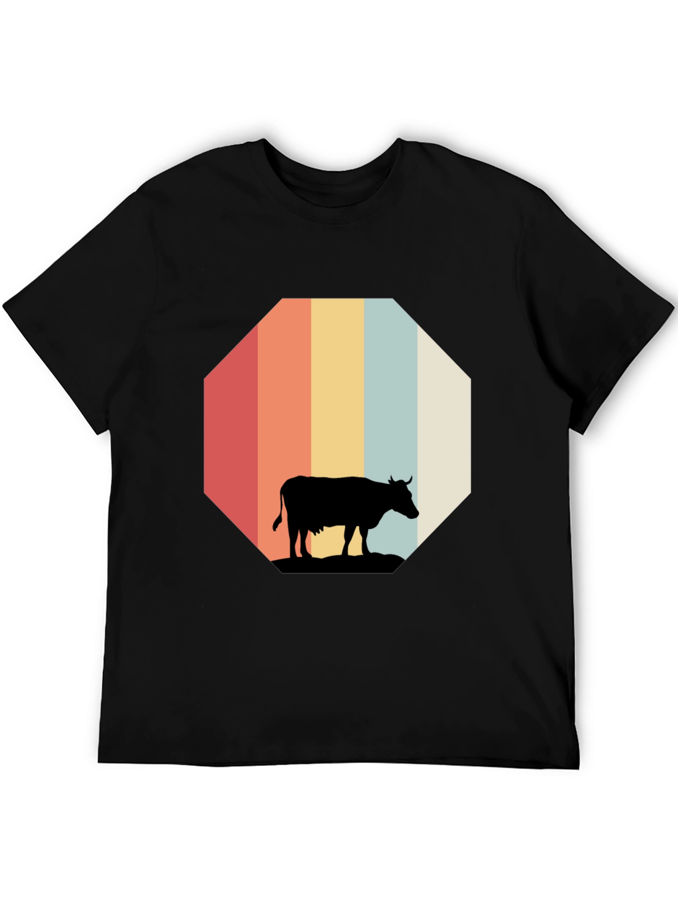 Retro Cow Graphic Tee
