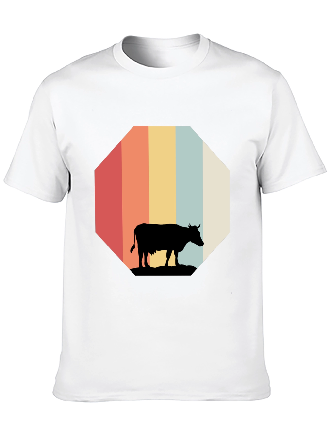 Retro Cow Graphic Tee