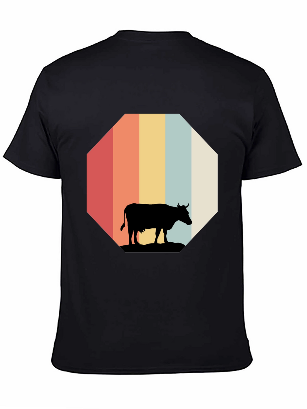 Retro Cow Graphic Tee