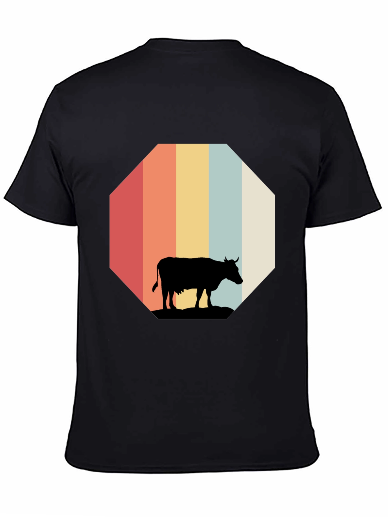 Retro Cow Graphic Tee
