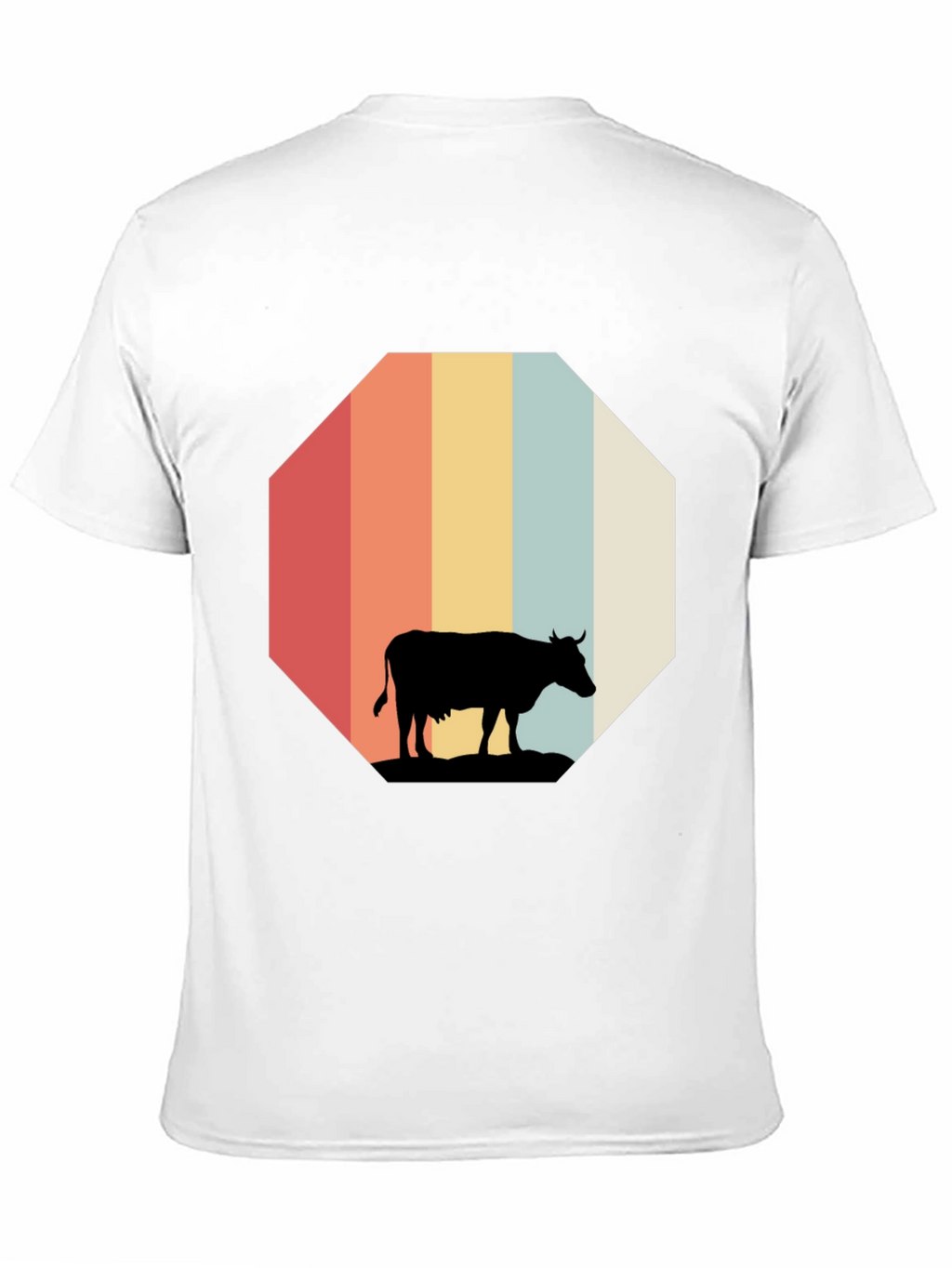 Retro Cow Graphic Tee