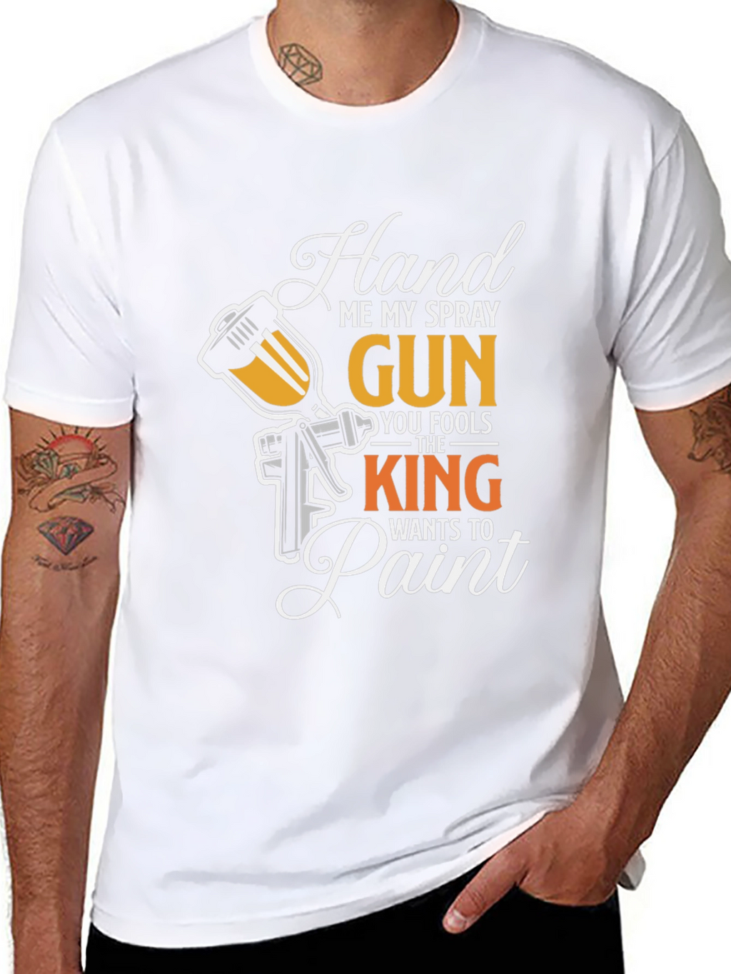 Hand Me My Spray Gun T-Shirt - Painter Gift