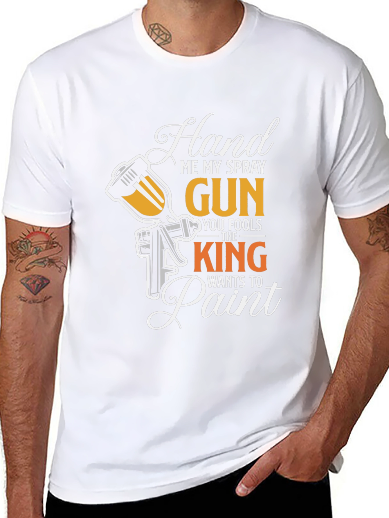Hand Me My Spray Gun T-Shirt - Painter Gift
