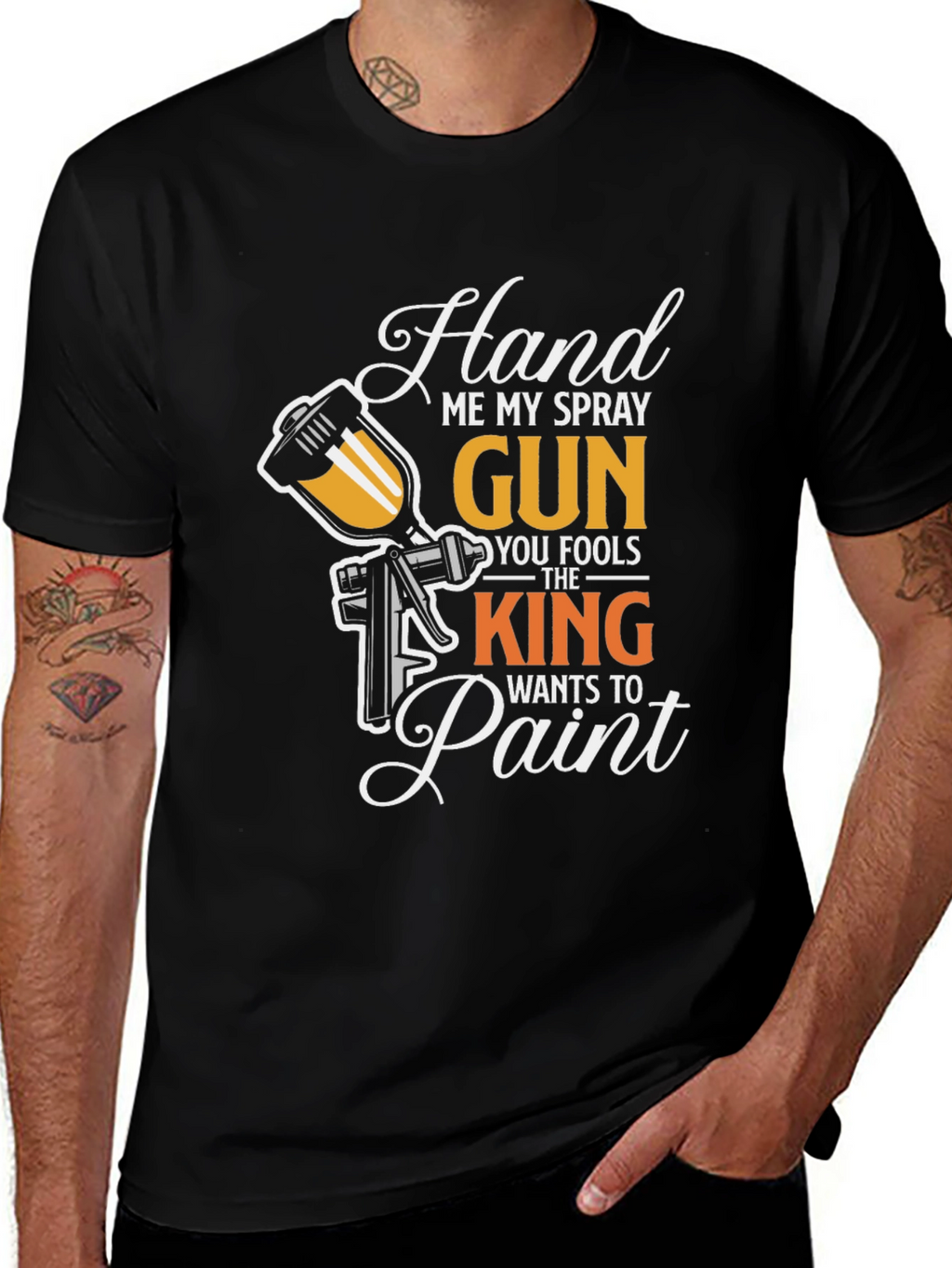 Hand Me My Spray Gun T-Shirt - Painter Gift