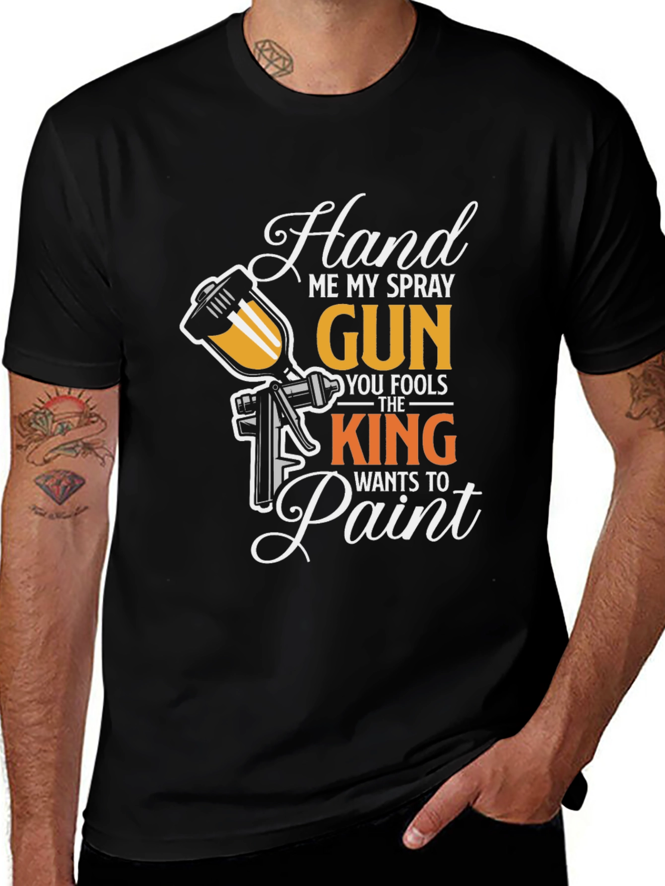 Hand Me My Spray Gun T-Shirt - Painter Gift