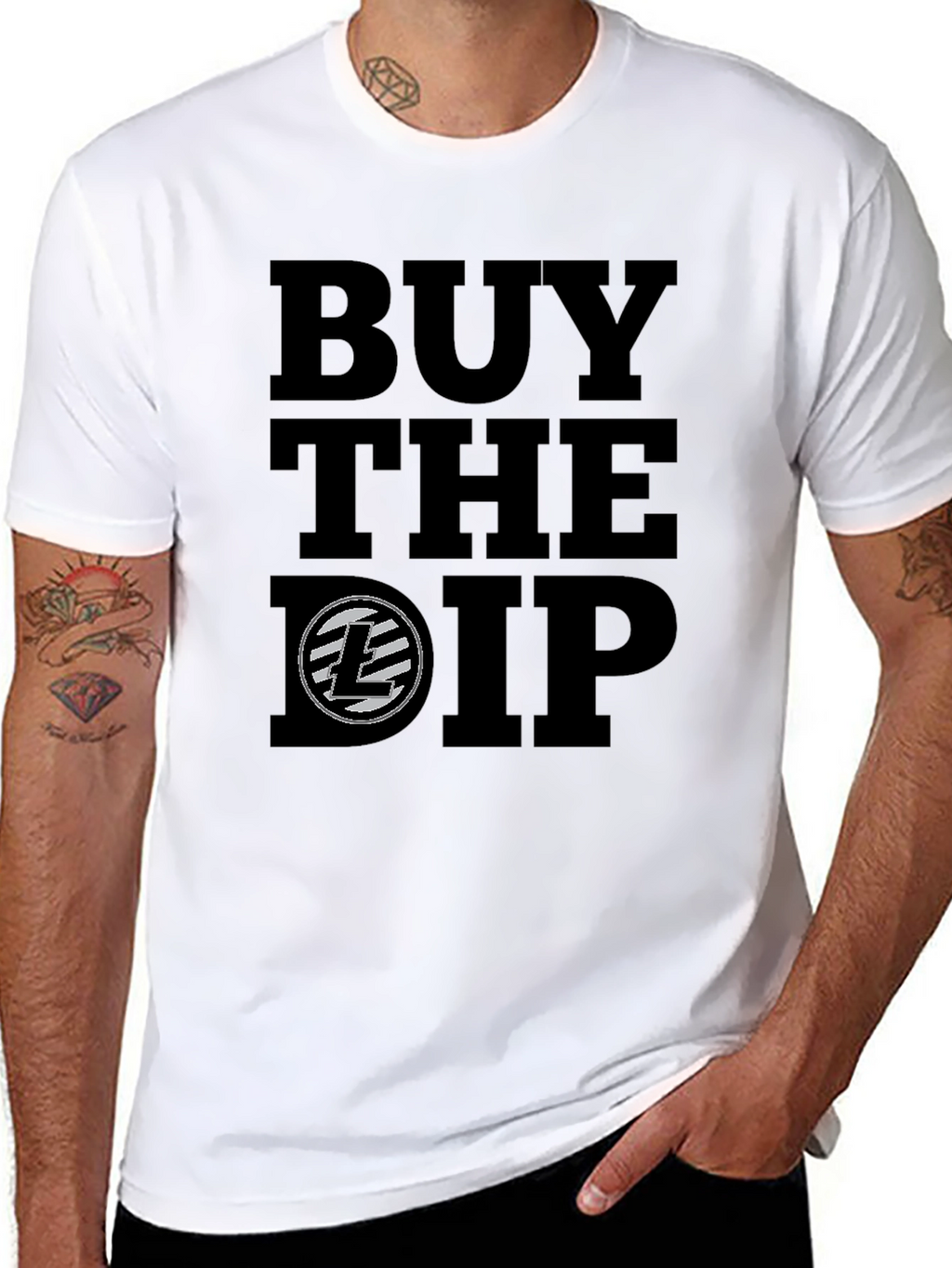 Buy the Dip Crypto T-Shirt - Black