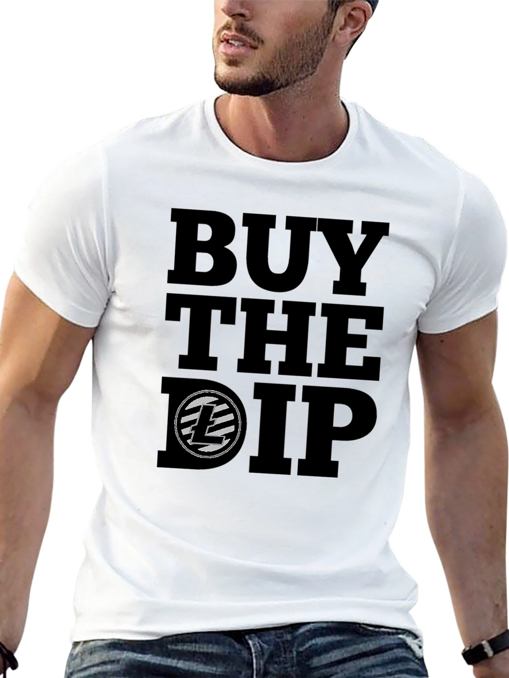 Buy the Dip Crypto T-Shirt - Black
