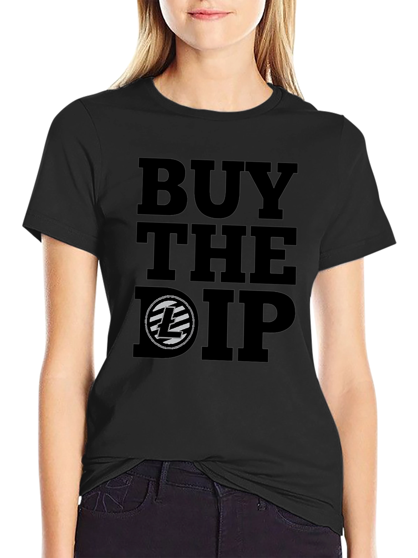 Buy the Dip Crypto T-Shirt - Black