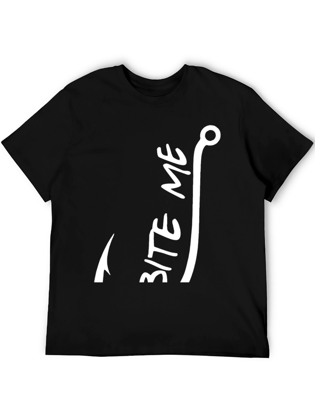 Bite Me Fish Hook Graphic T-Shirt