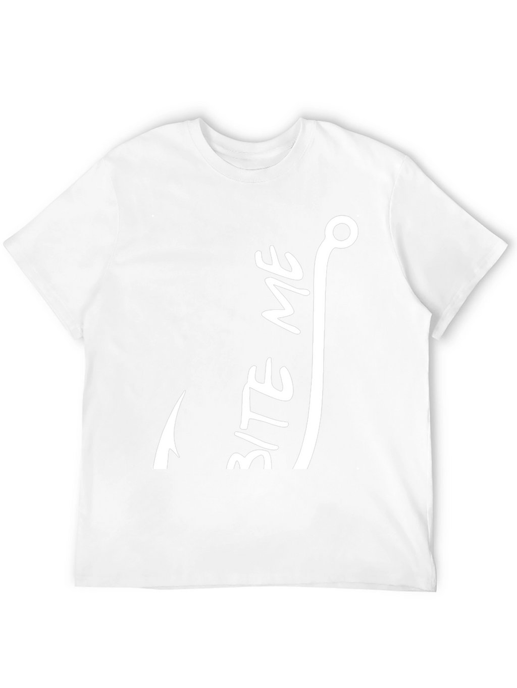 Bite Me Fish Hook Graphic T-Shirt