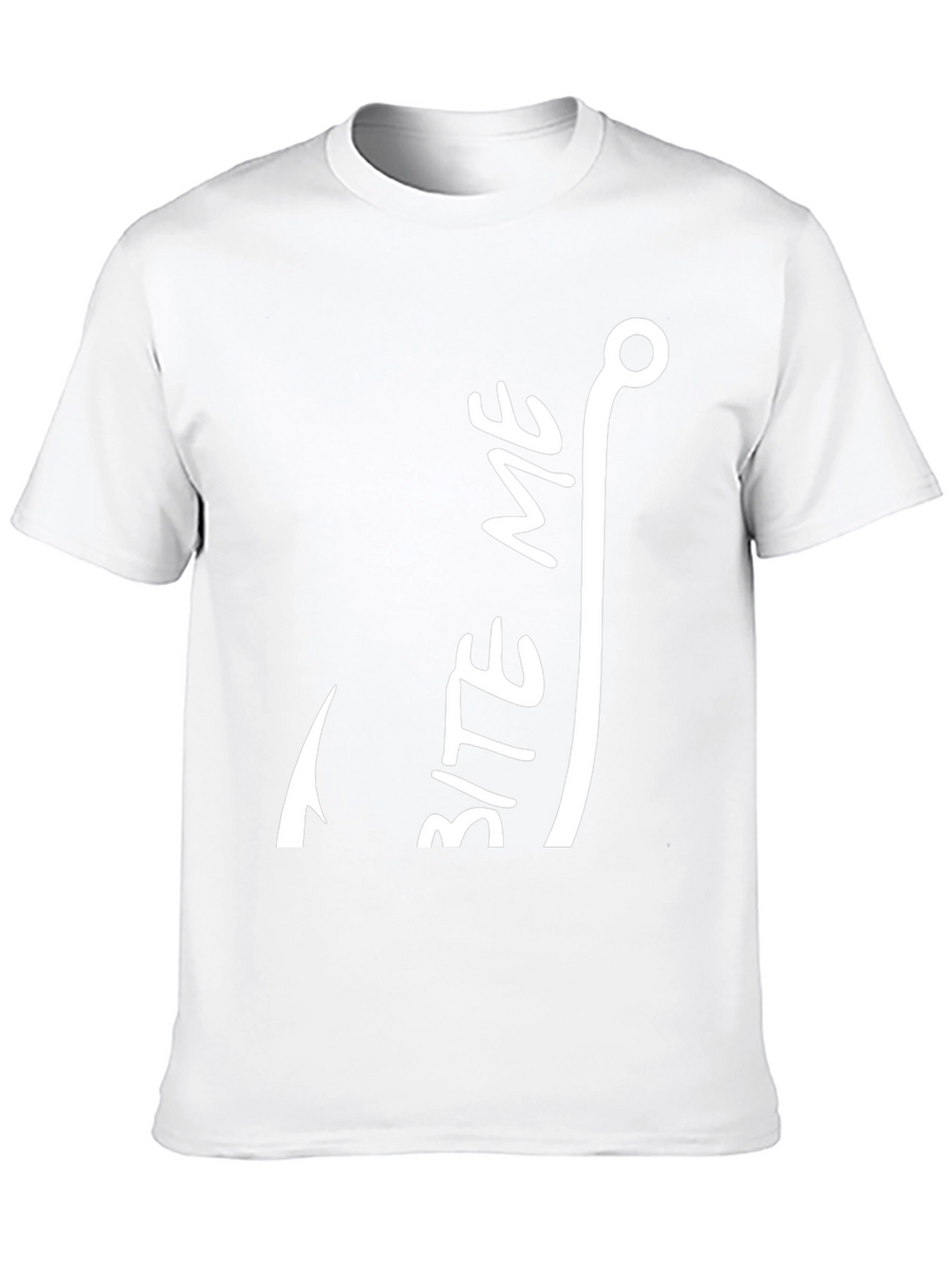 Bite Me Fish Hook Graphic T-Shirt
