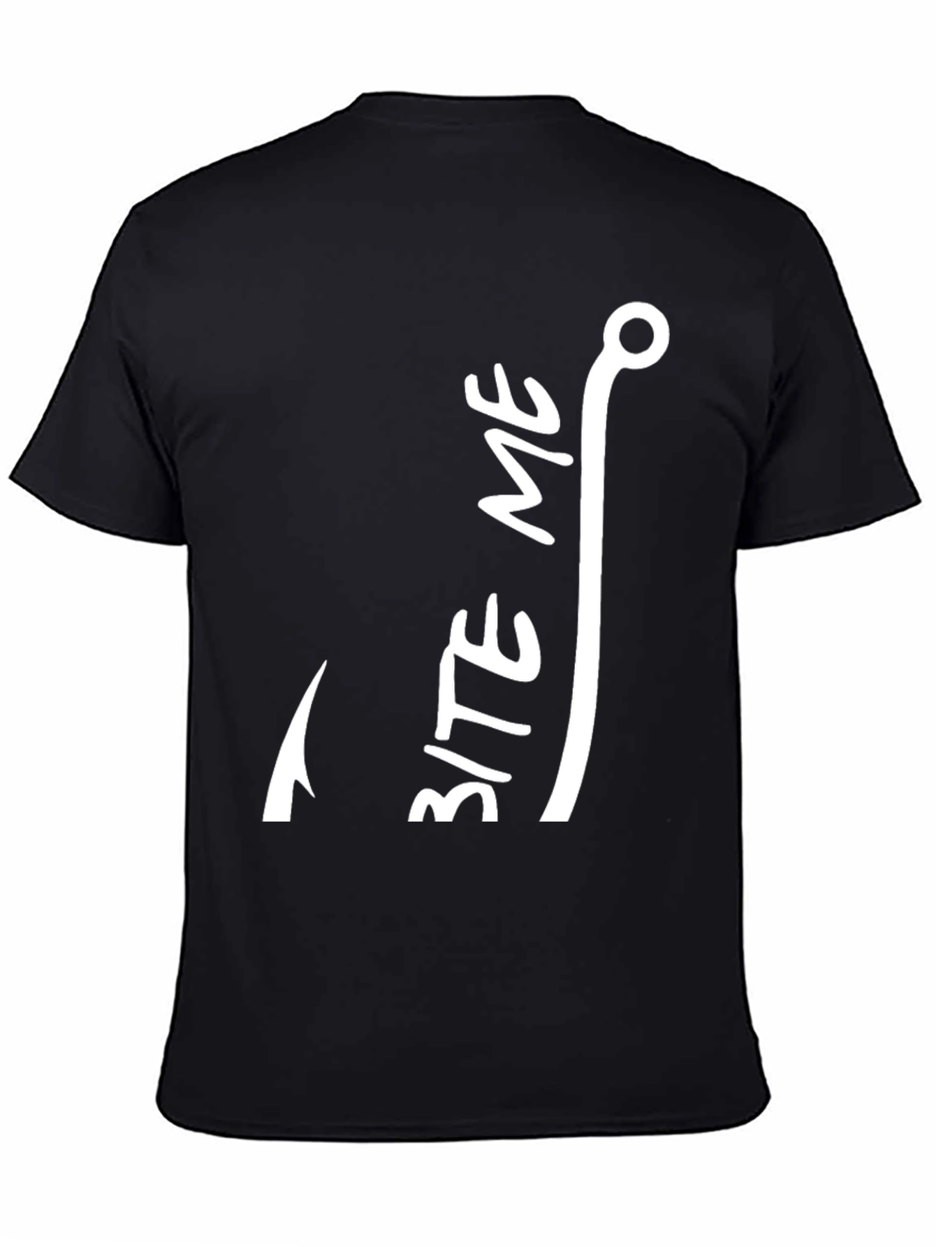 Bite Me Fish Hook Graphic T-Shirt