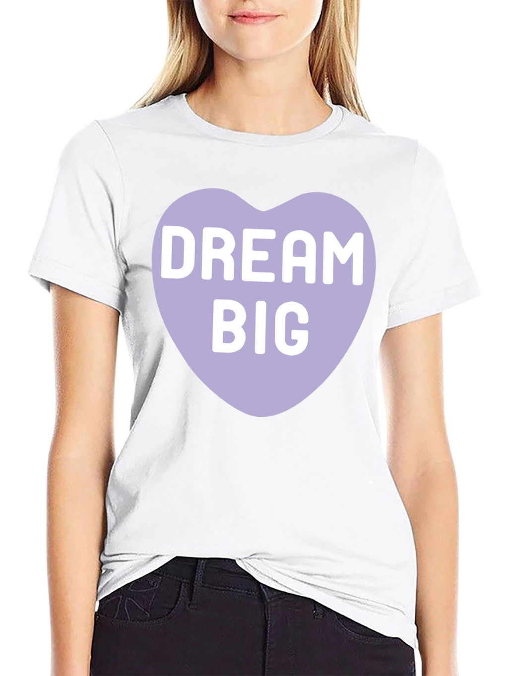 Dream Big Heart Graphic T-Shirt