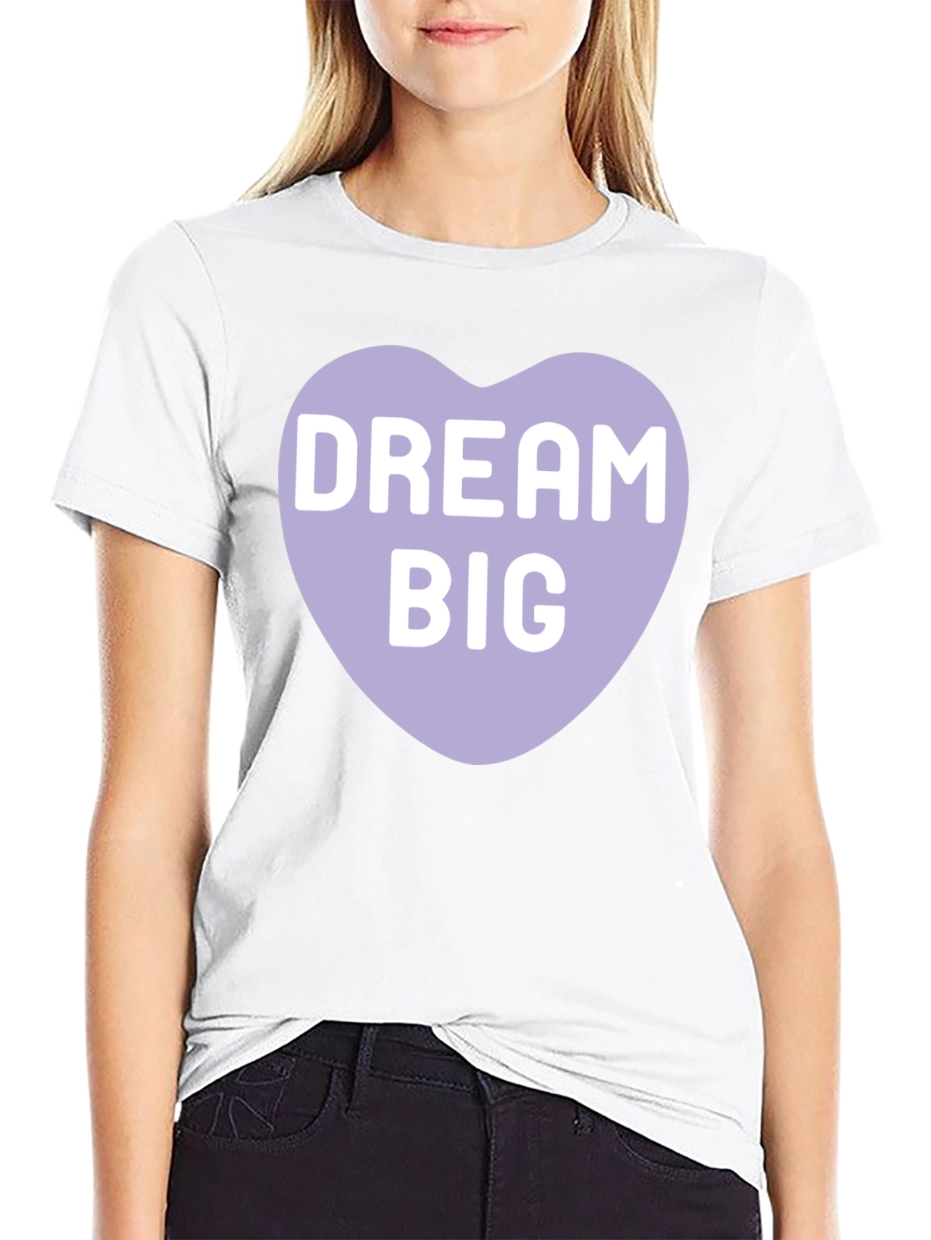 Dream Big Heart Graphic T-Shirt