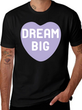 Dream Big Heart Graphic T-Shirt
