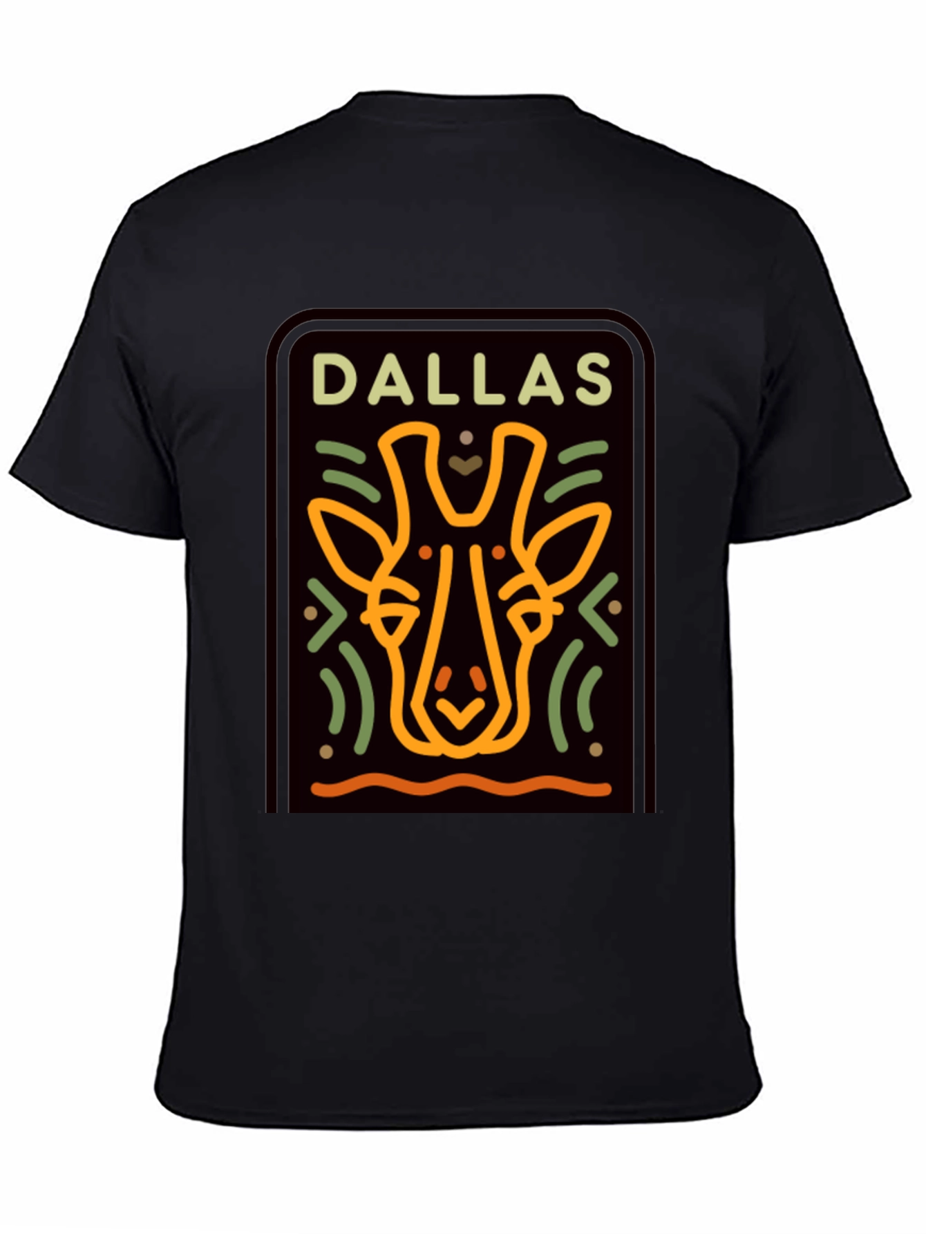 Dallas Giraffe T-Shirt - Graphic Print Tee