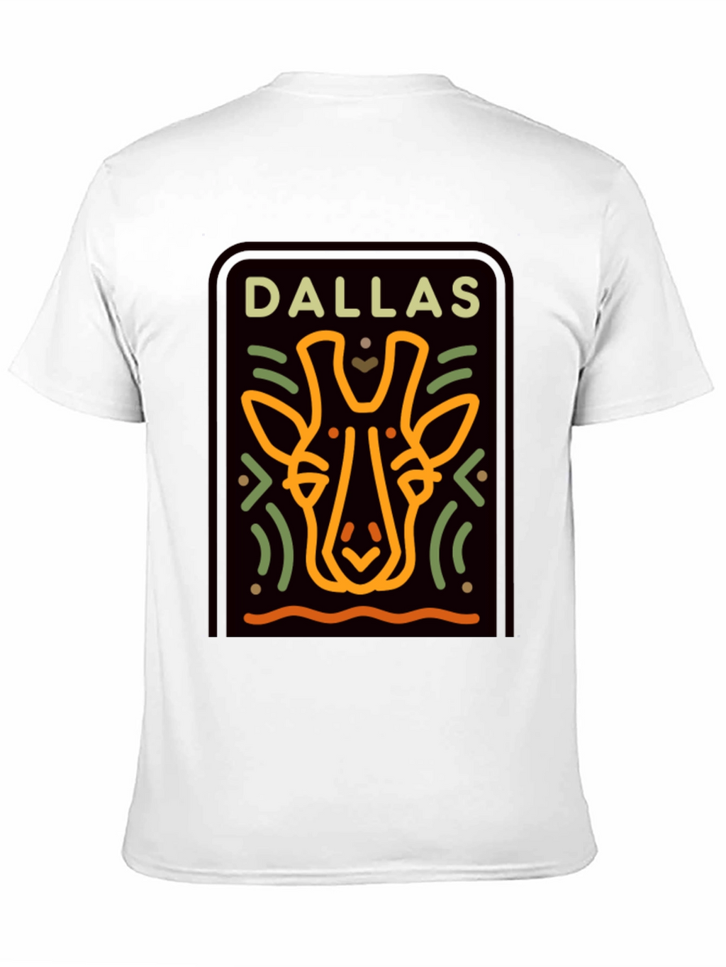 Dallas Giraffe T-Shirt - Graphic Print Tee