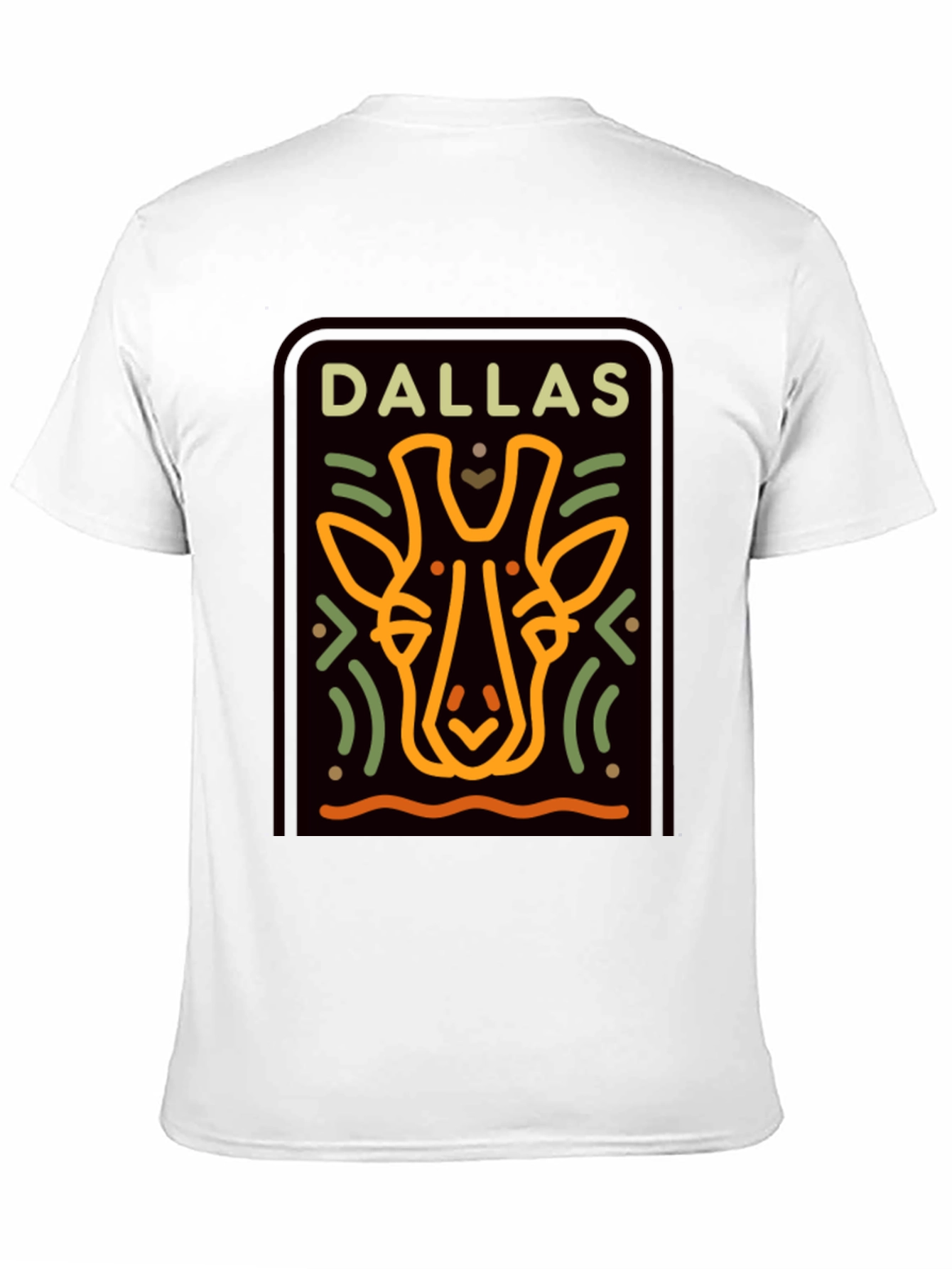 Dallas Giraffe T-Shirt - Graphic Print Tee