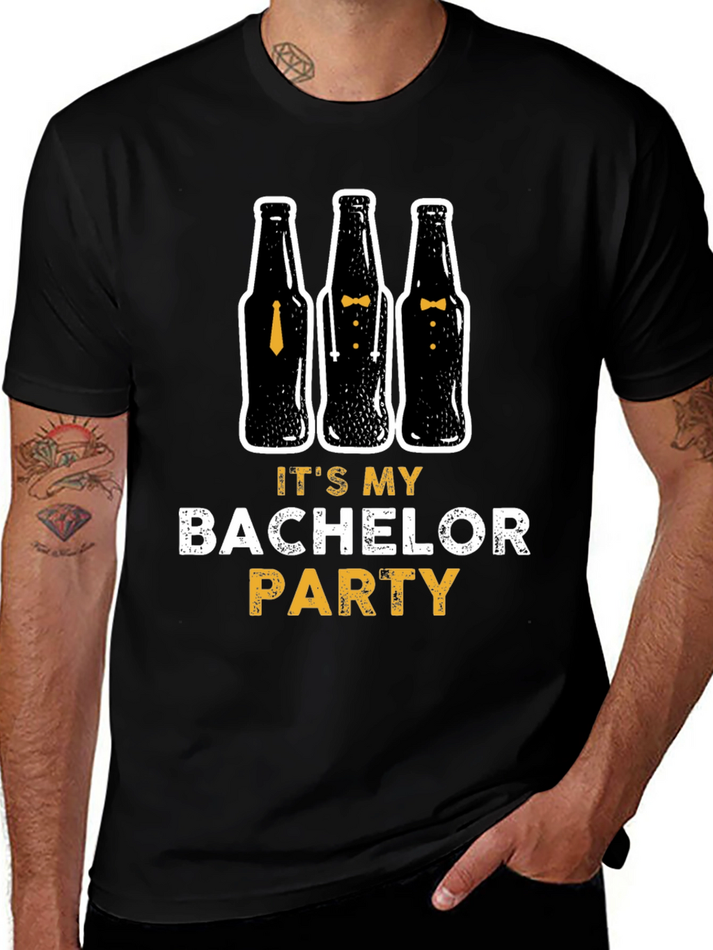Bachelor Party Beer Bottle T-Shirt